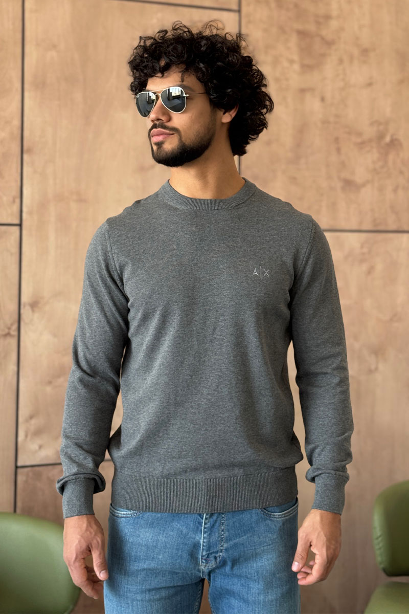 Emporio Armani EA7 Мужская серая кофта 