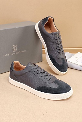 Комбинированные кроссовки low-top - Grey
