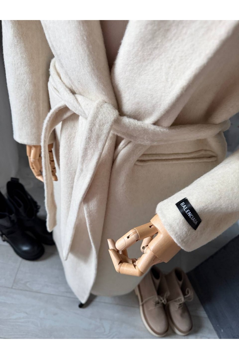 Balenciaga Женское шерстяное пальто premium