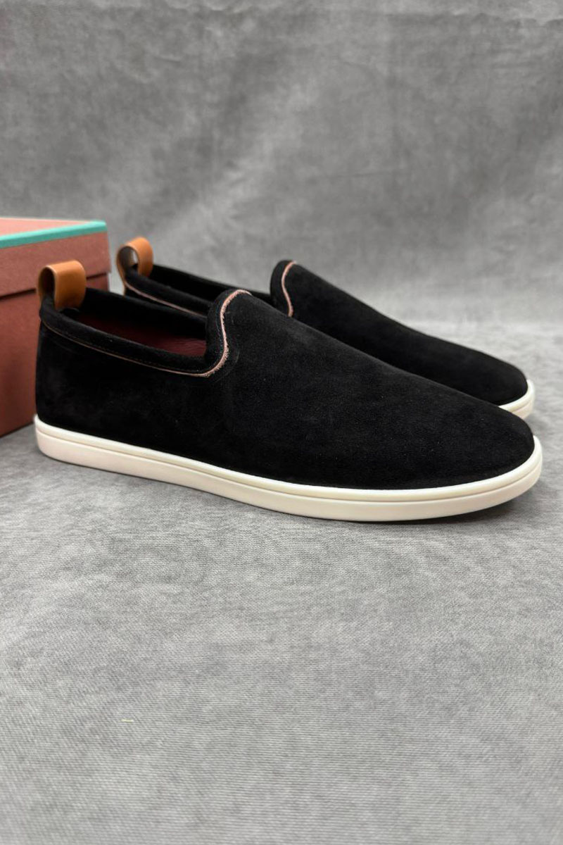 Loro Piana Мужские лоферы Venice Walk - Black