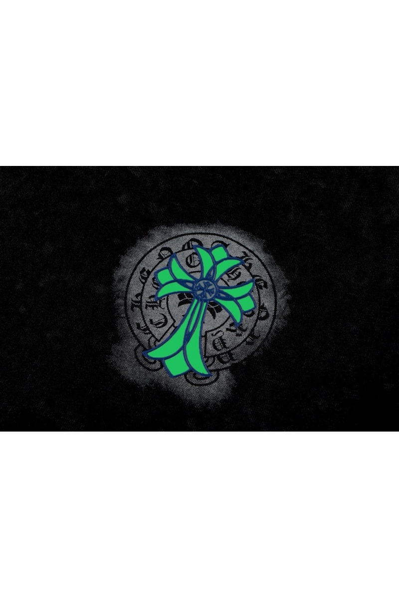 Designer Clothing Чёрная оверсайз футболка Gothic logo 