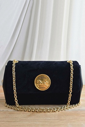 Замшевая сумка Small Heritage 28x17 см
