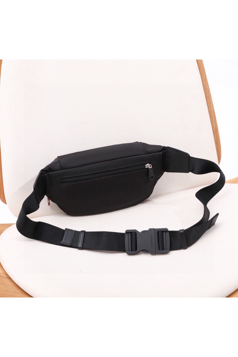 Burberry Чёрная сумка на пояс Sonny Premium 31x7.5x16 см