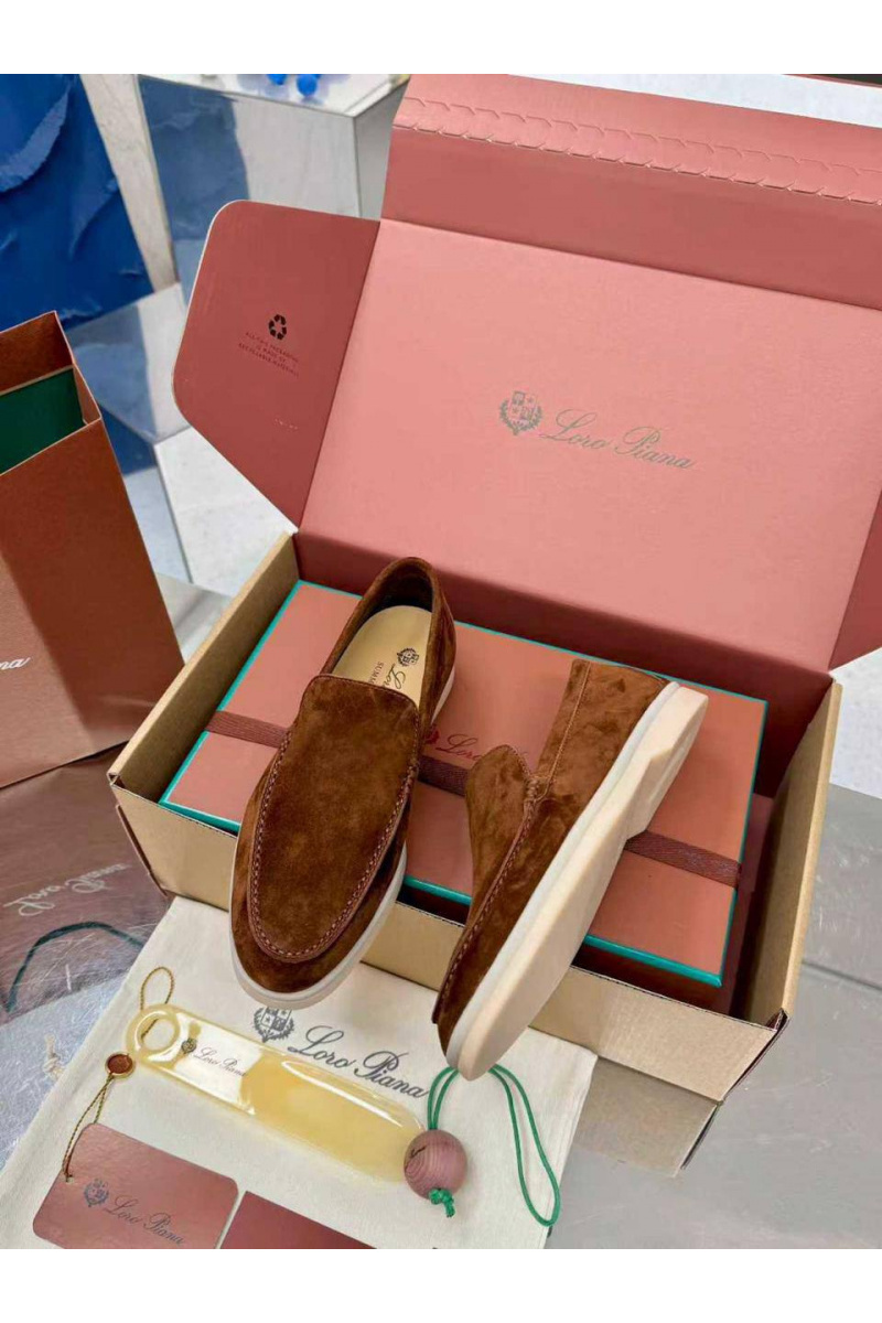 Loro Piana Женские заишевые лоферы Summer Walk premium