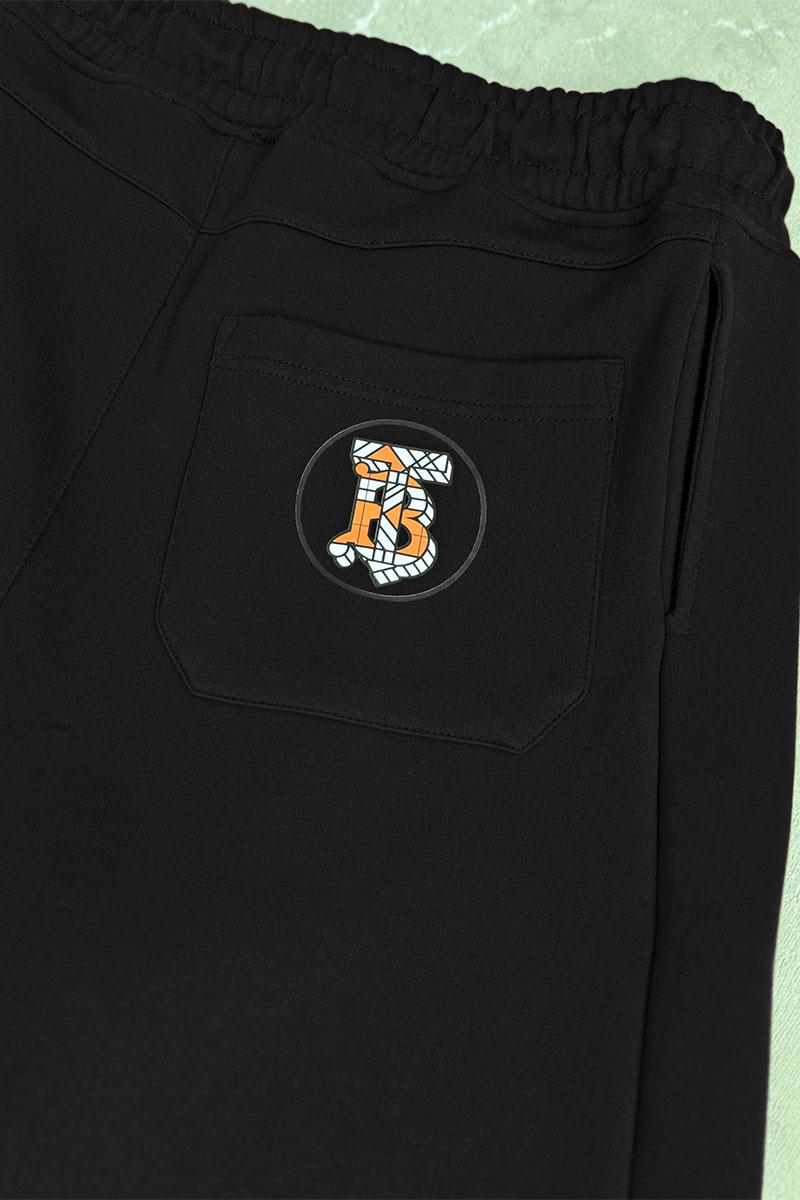 Burberry Мужские шорты Horseferry logo - Black 