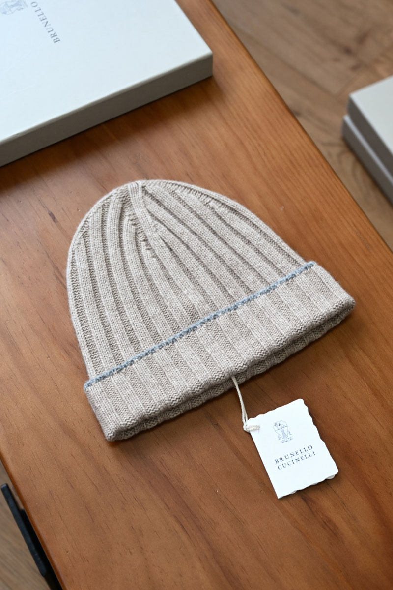 Brunеllо Сuсinеlli Кашемировая шапка Premium - Beige