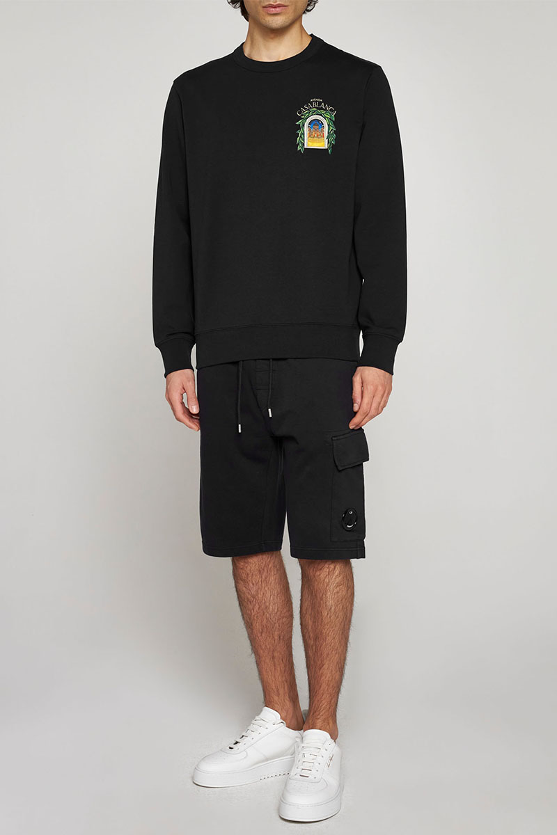 Casablanca Чёрный свитшот Avenida