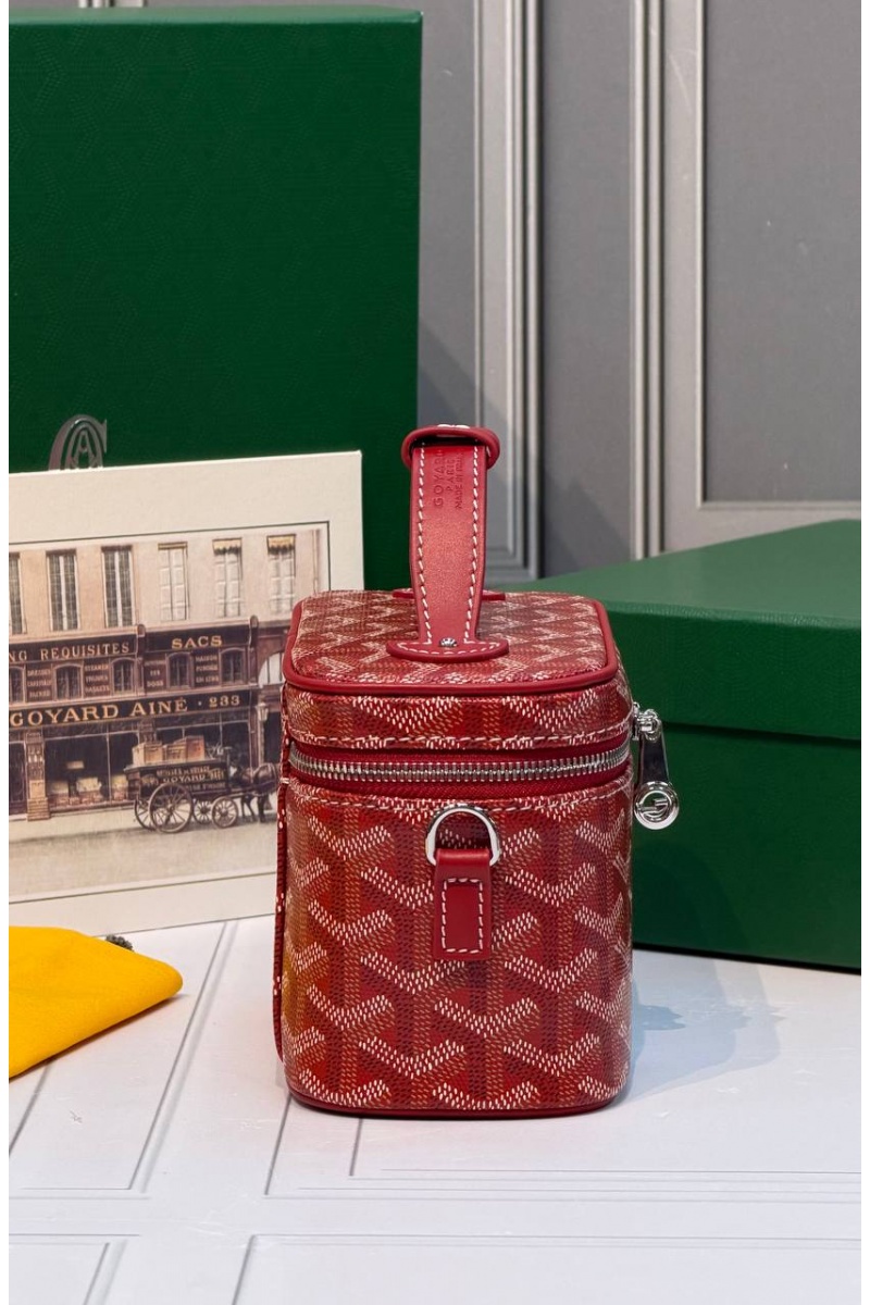Designer Clothing Кожаная сумка Goyard Muse Mini Vanity ​premium 16,5x10,5x8 см