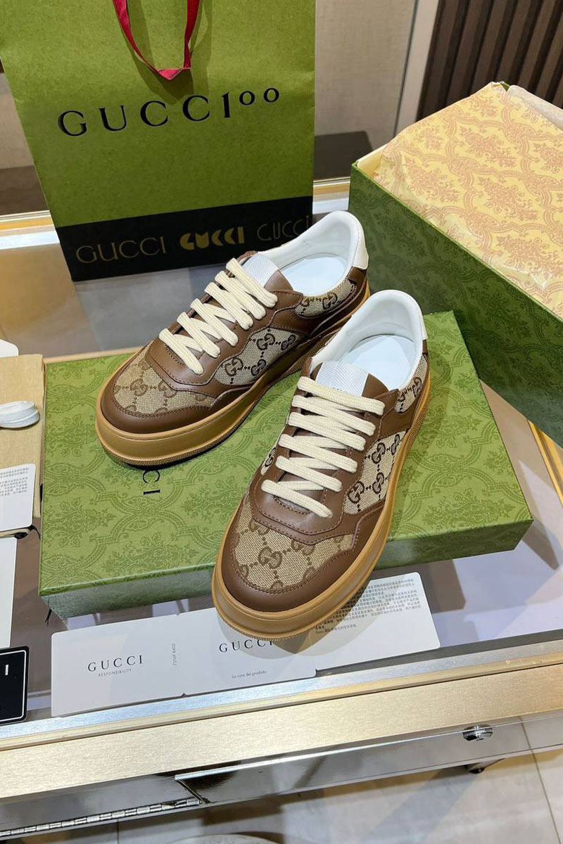 Gucci Женские кроссовки Chunky B Premium - Brown