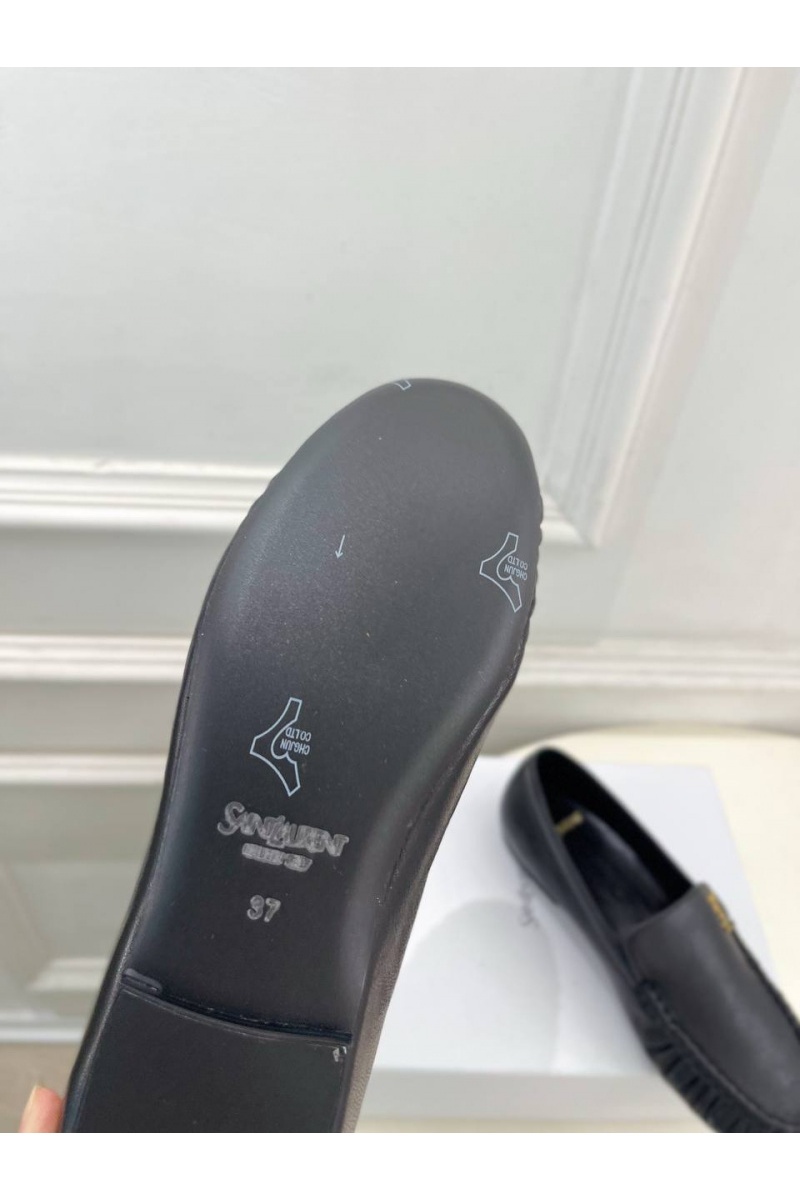 Yves Saint Laurent Женские кожаные лоферы premium