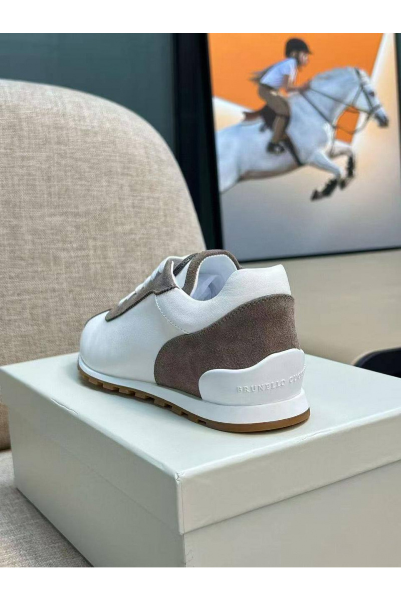 Brunеllо Сuсinеlli Женские комбинированные кроссовки low-top premium