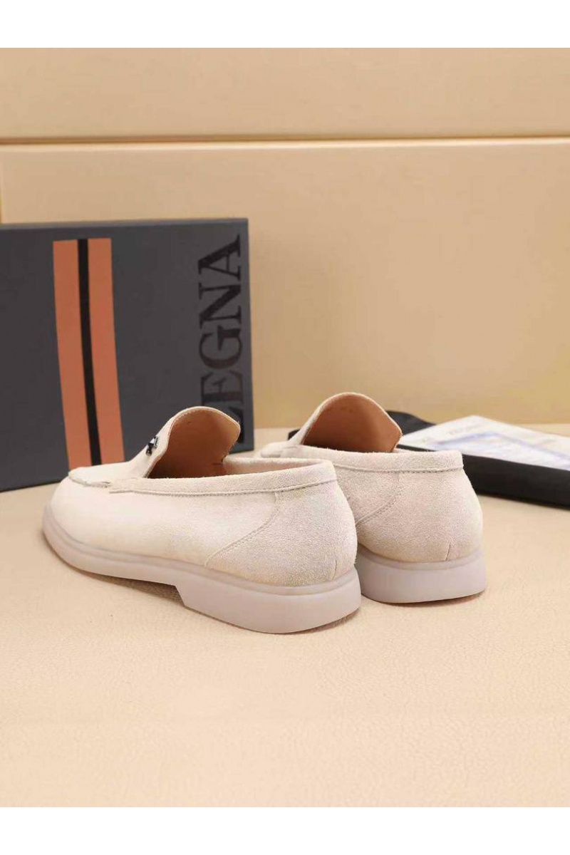 Zegna Мужские замшевые лоферы 