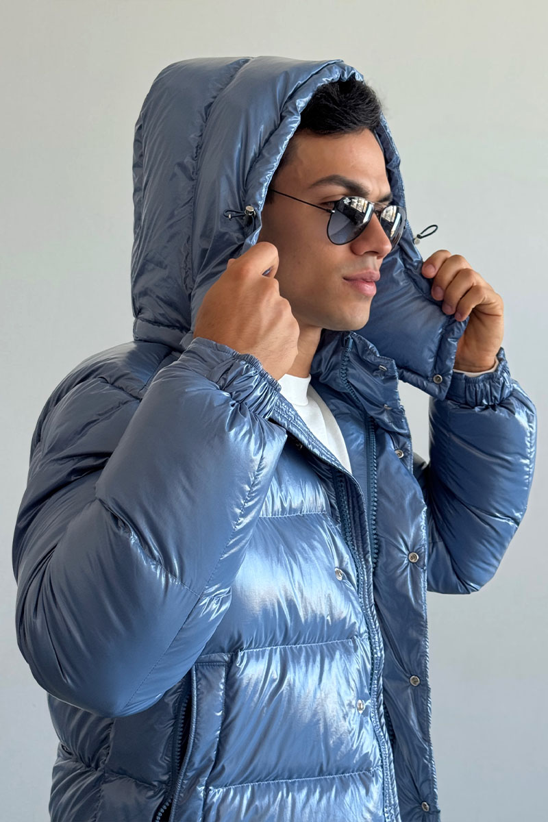 Moncler Мужской пуховик Maya 70 - Blue 