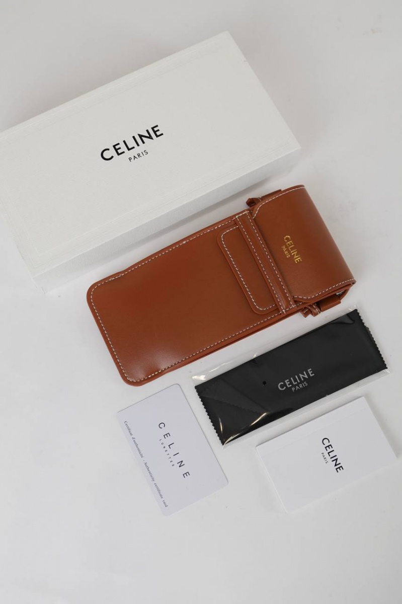 Celine Солнцезащитные очки Triomphe - Brown / Gold