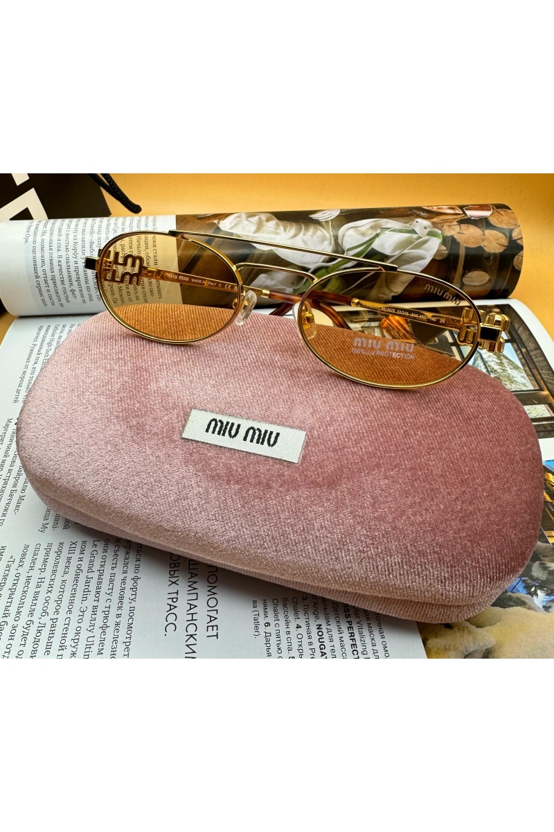 MIU MIU Женские солнцезащитные очки Oval
