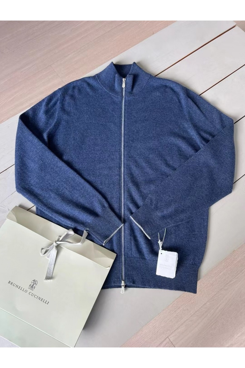 Brunеllо Сuсinеlli Кашемировый свитер Premium - Blue
