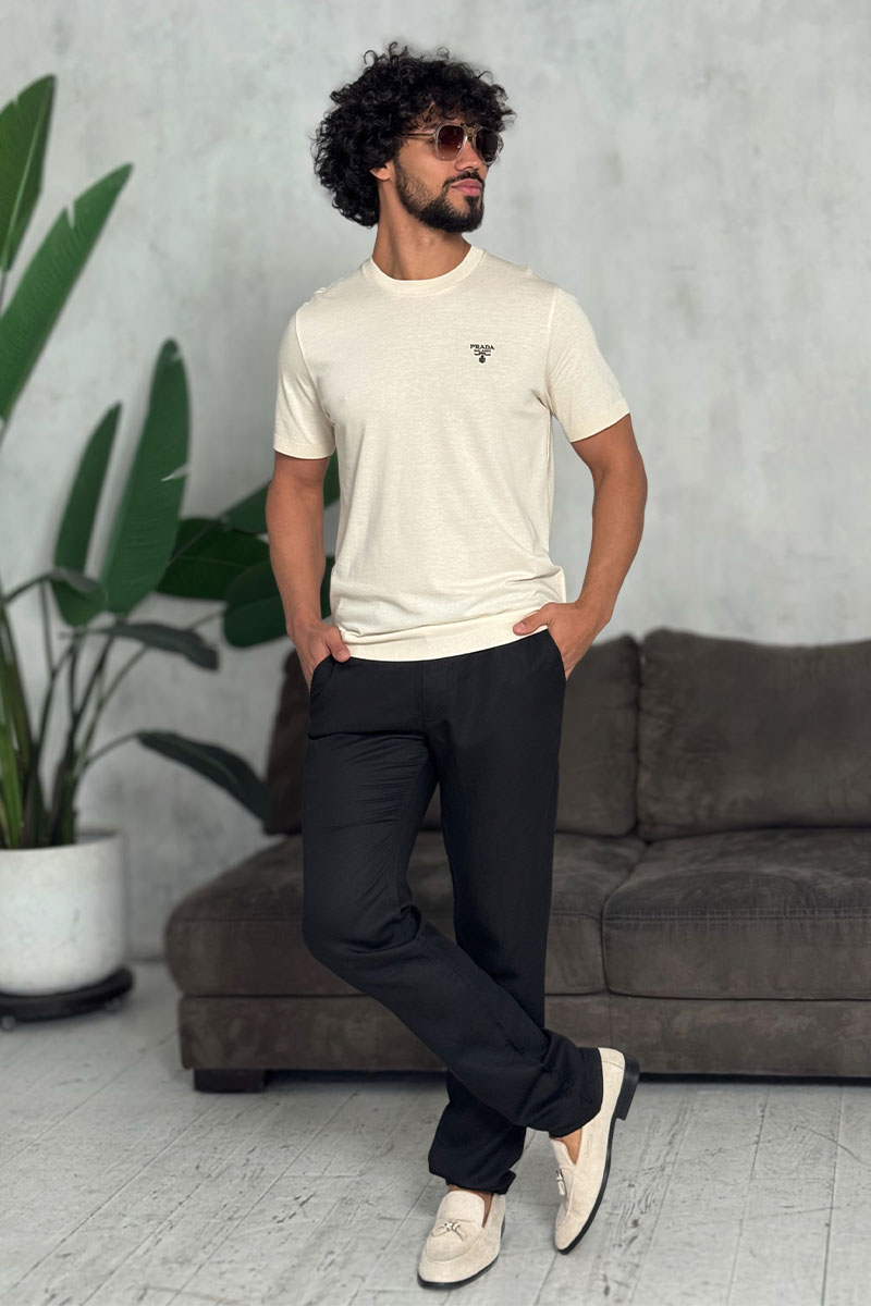 Loro Piana Мужские брюки чёрного цвета 