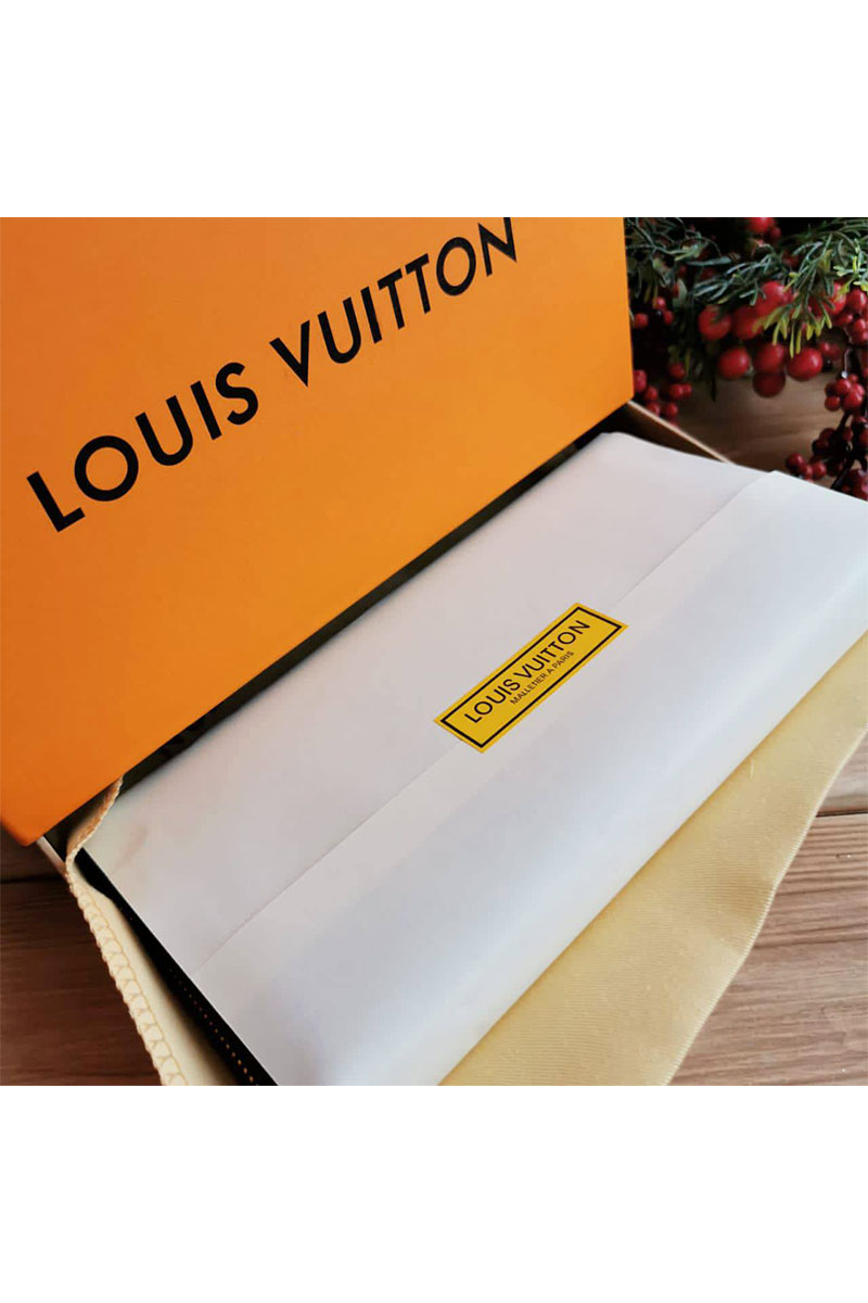 Lоuis Vuittоn Кожаное портмоне Damier 21x12 см