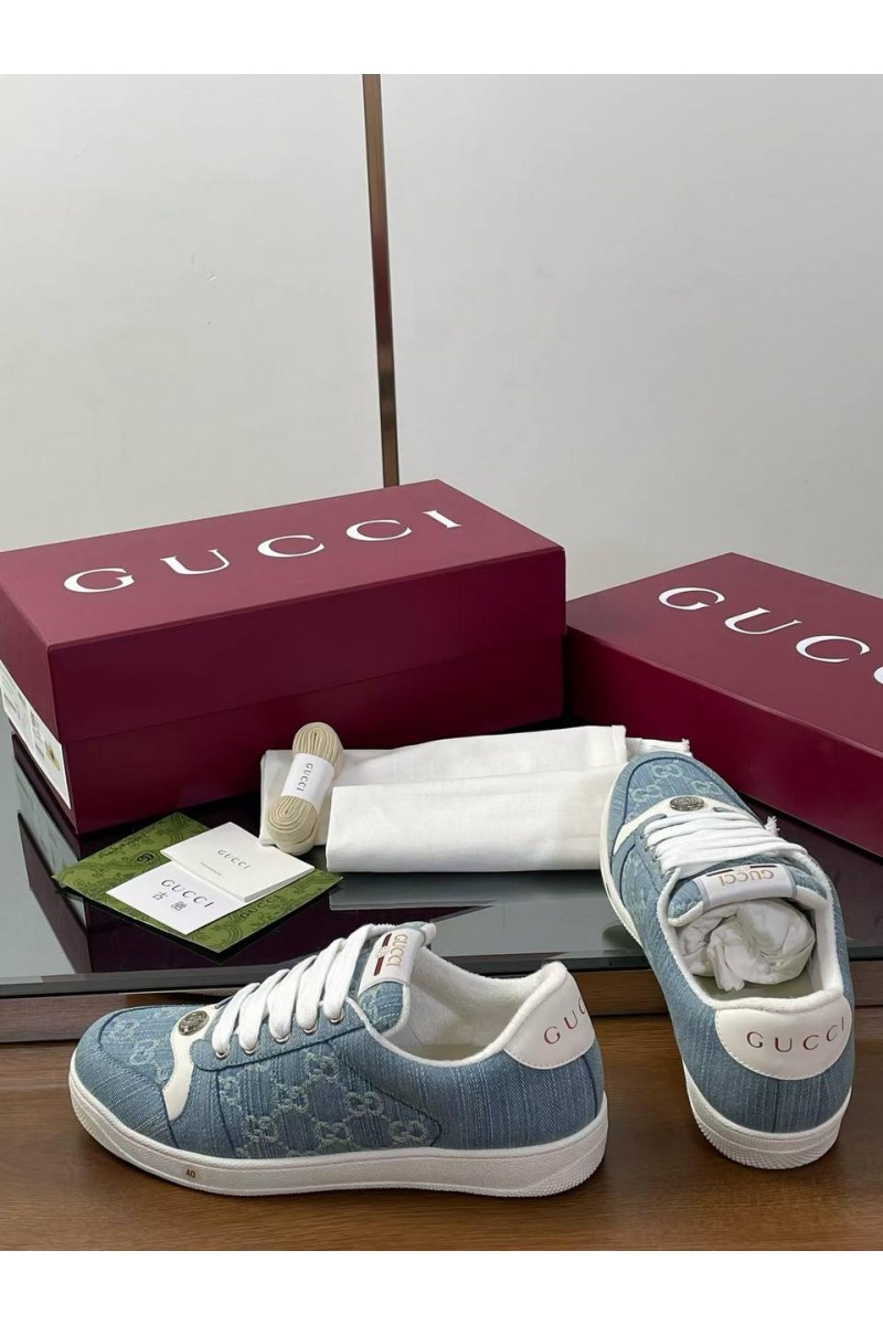 Gucci Женские кроссовки GG Interlocking
