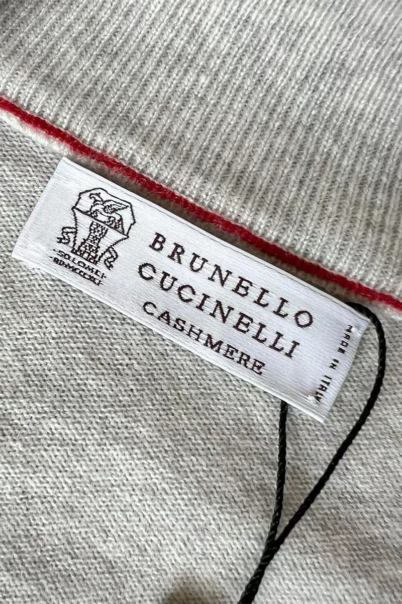 Brunеllо Сuсinеlli Кашемировый свитер Premium - Light Grey