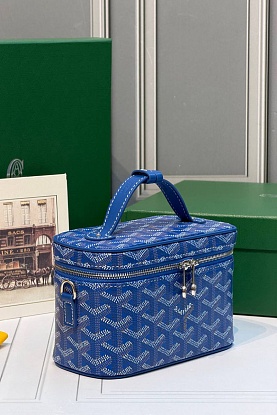 Кожаная сумка Goyard Muse Mini Vanity ​premium 16,5x10,5x8 см
