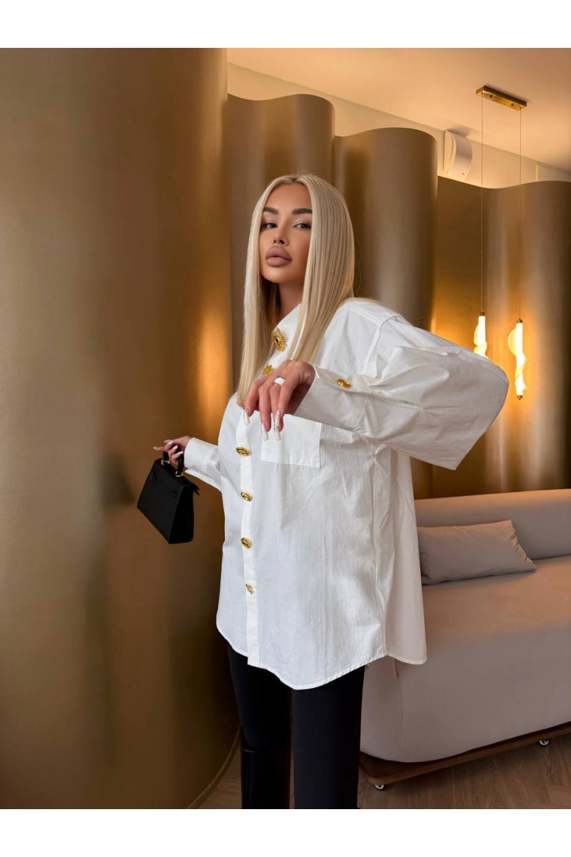 Schiaparelli Женская хлопковая рубашка Premium - White