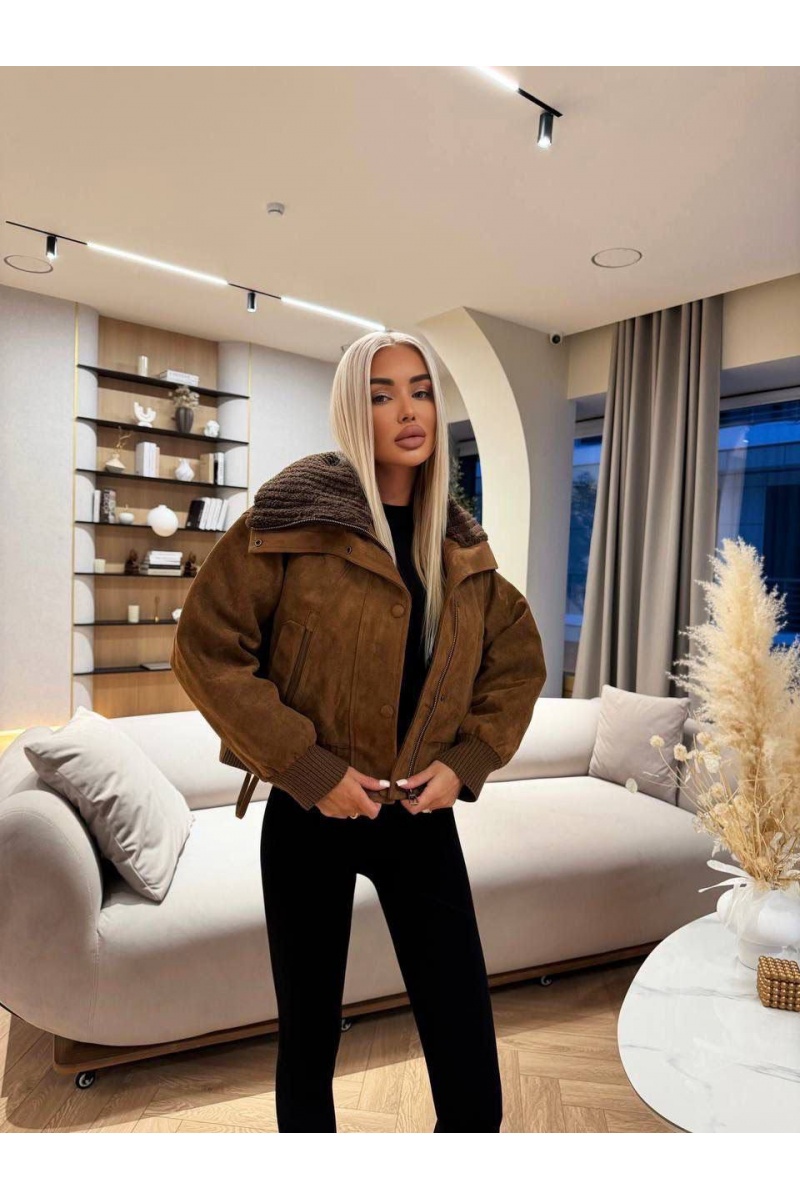 MIU MIU Женский замшевый бомбер premium