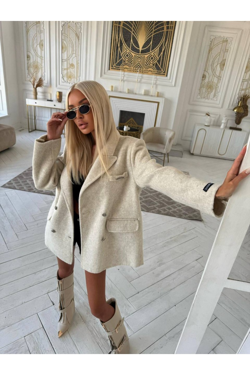 Chrome Hearts Женское шерстяное пальто пиджак Premium - White