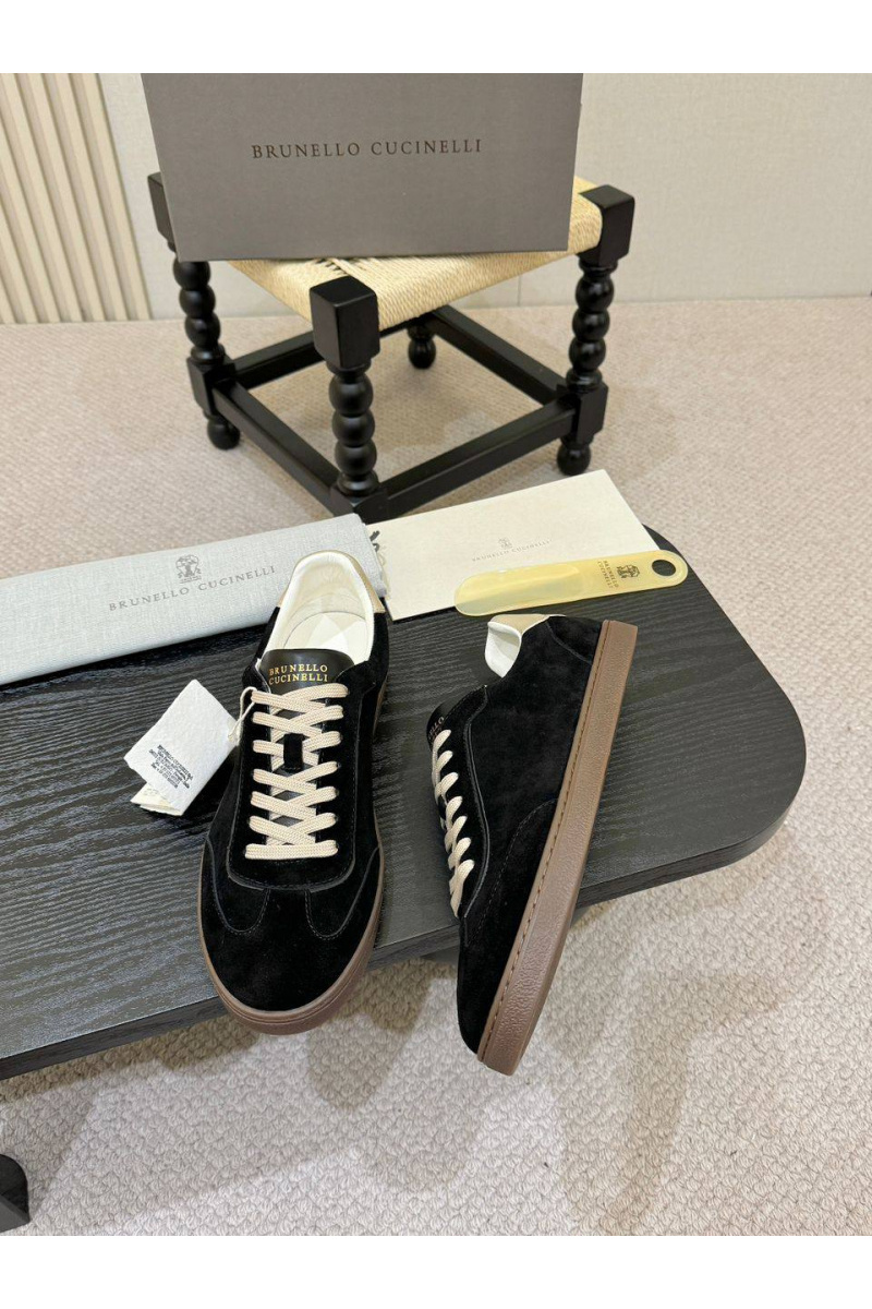 Brunеllо Сuсinеlli Замшевые кроссовки low-top - Black