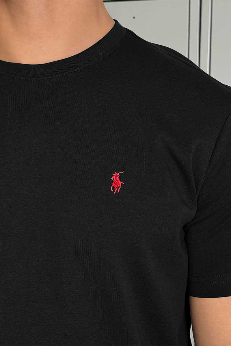 Polo Ralph Lauren Мужская чёрная футболка 