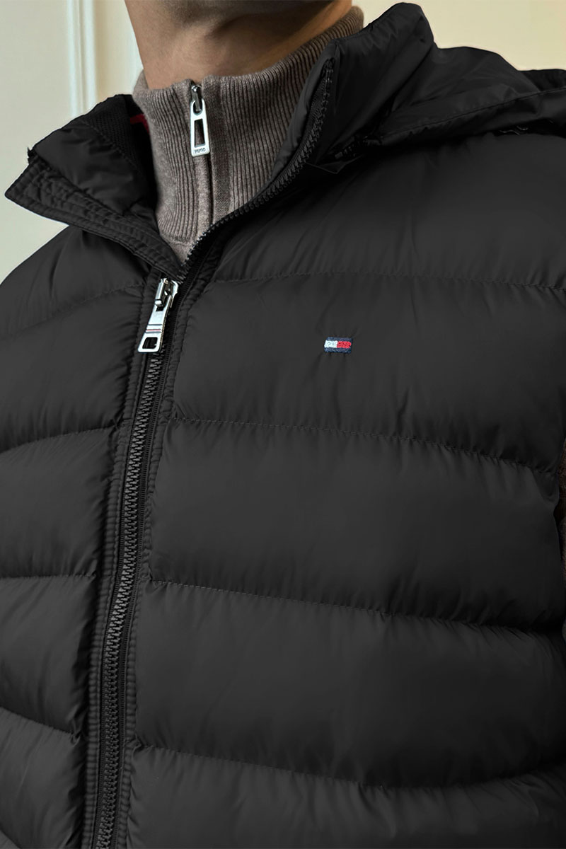 Tommy Hilfiger Чёрный жилет embroidered-logo 