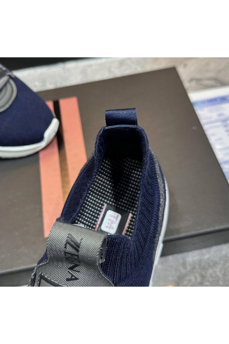Zegna Мужские текстильные кроссовки