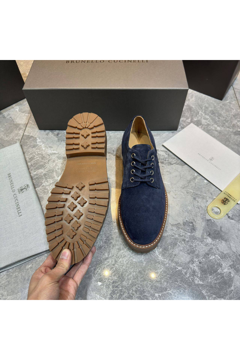 Brunеllо Сuсinеlli Замшевые ботинки синего цвета