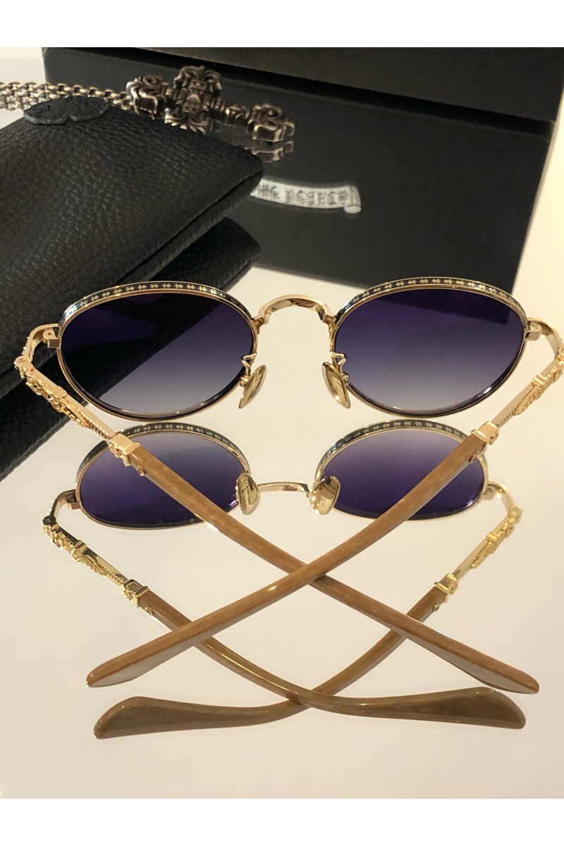 Chrome Hearts Солнцезащитные очки Metal Oval