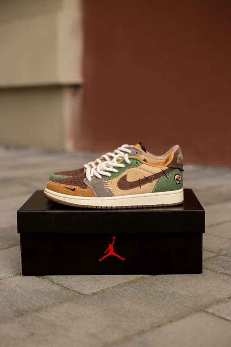 Nike Кроссовки Zion Williamson x AJ1 Low OG "Voodoo"