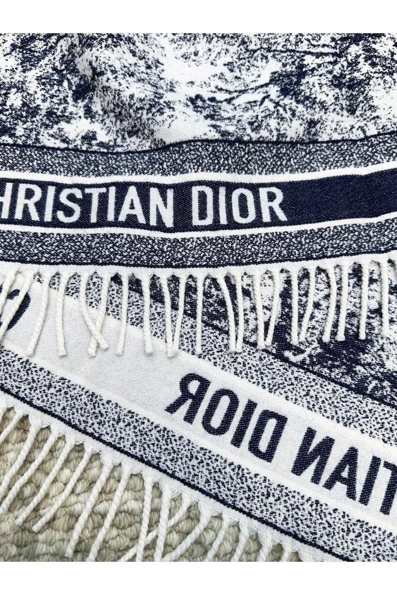 Dior Шарф Toile de Jouy Sauvage premium 140x140 см