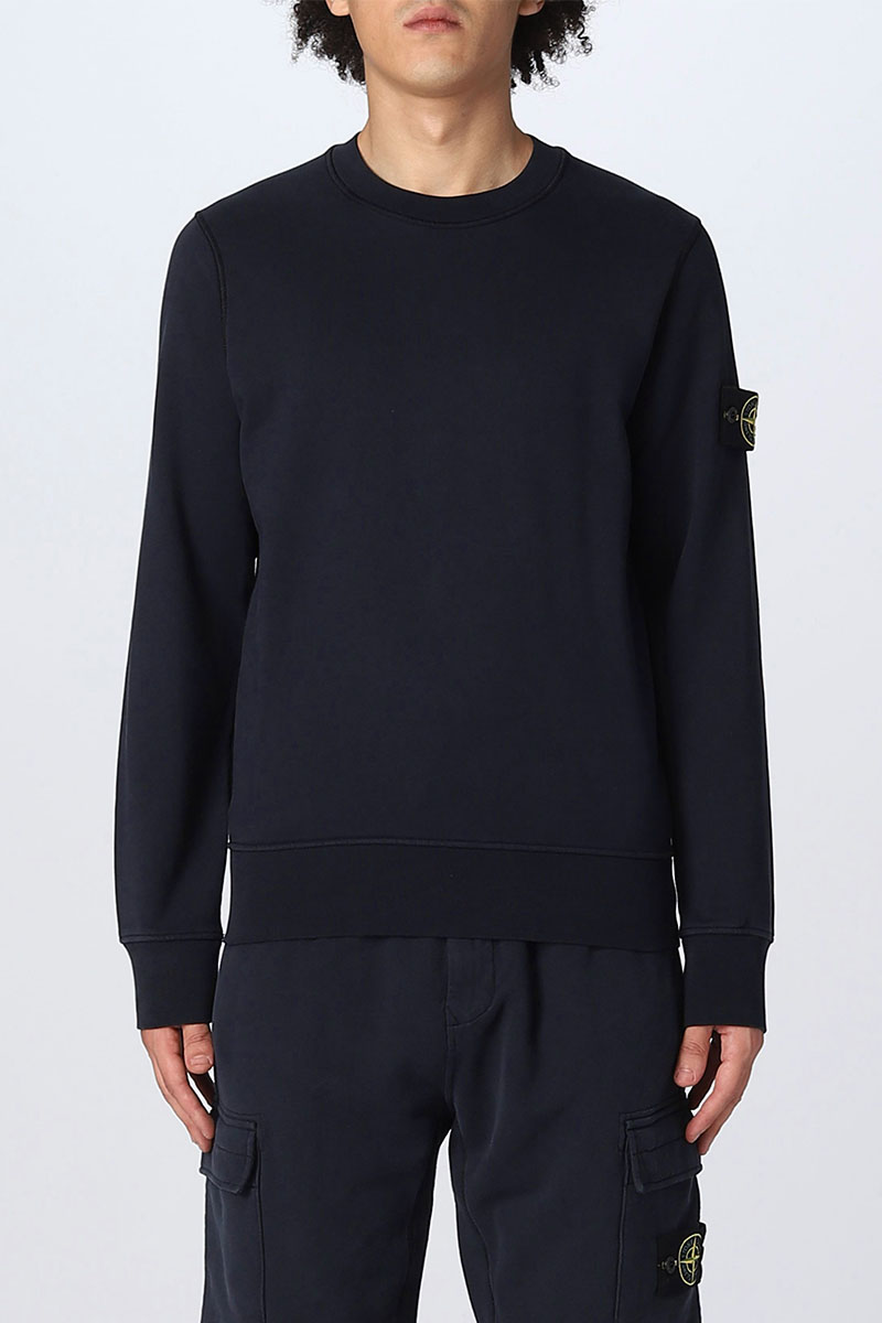 Stone Island Свитшот тёмно-синего цвета compass-patch