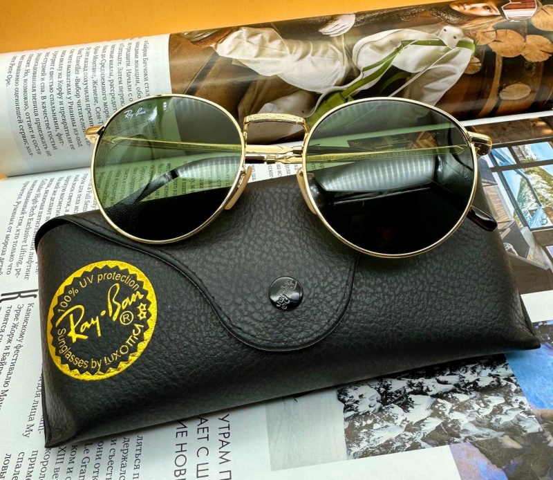 Ray-Ban Солнцезащитные очки New Round - Green