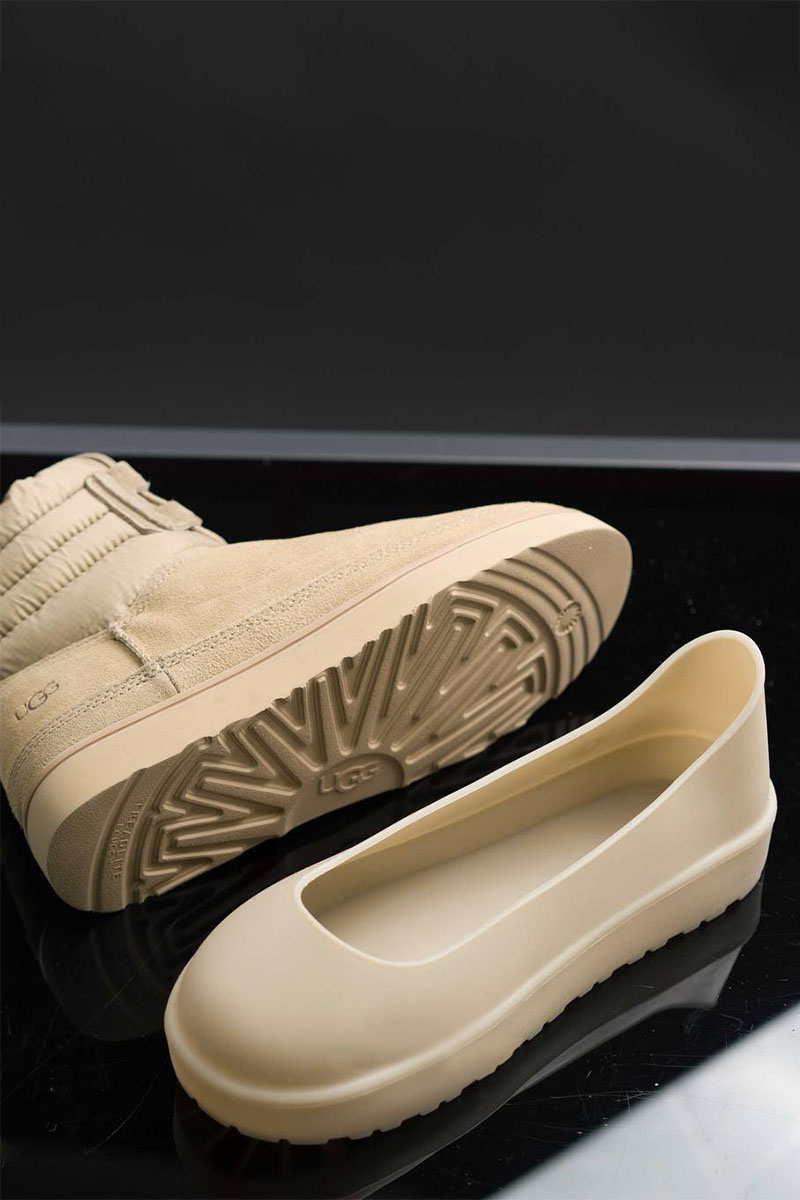 UGG Ботинки с мехом Classic Mini Lace-Up - Dune