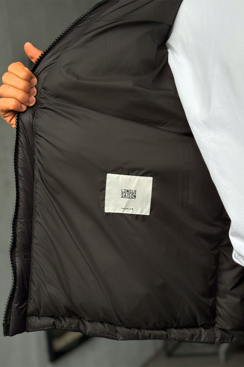 Moncler Мужская куртка чёрного цвета
