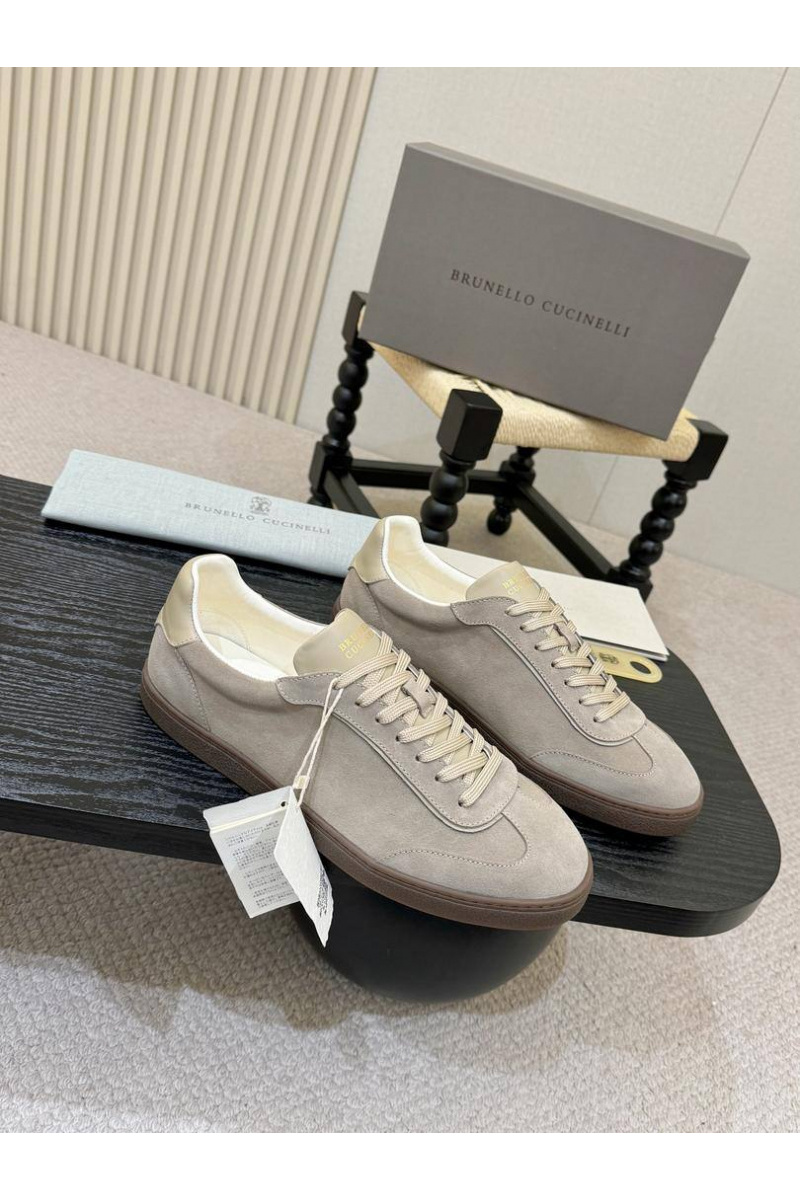Brunеllо Сuсinеlli Замшевые кроссовки low-top - Beige