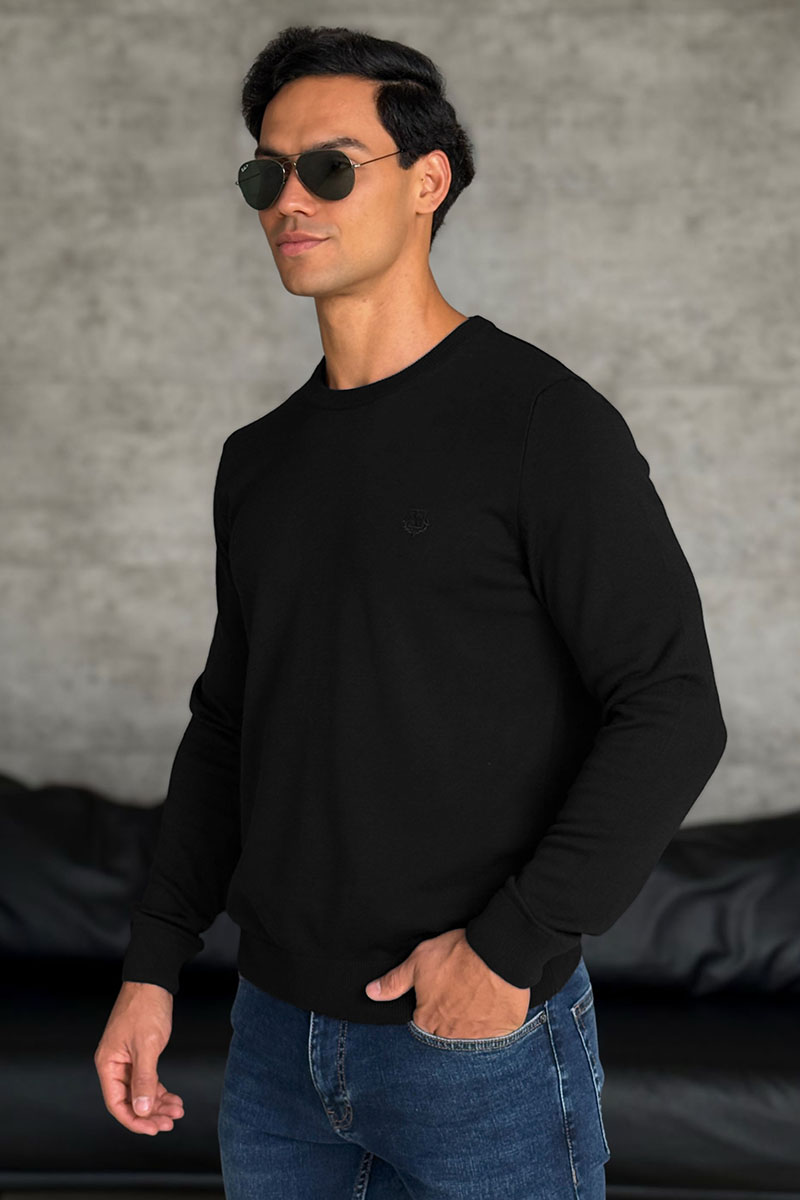 Loro Piana Мужской чёрный джемпер 