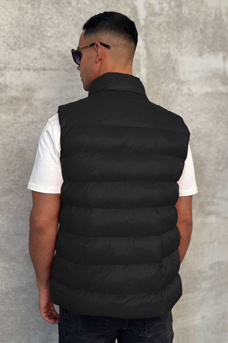 Moncler Мужской жилет чёрного цвета