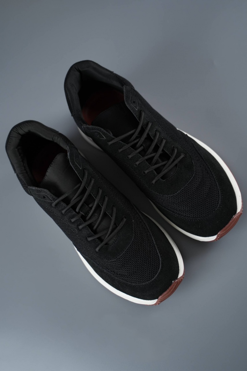 Loro Piana Мужские кроссовки Week End Walk - Black