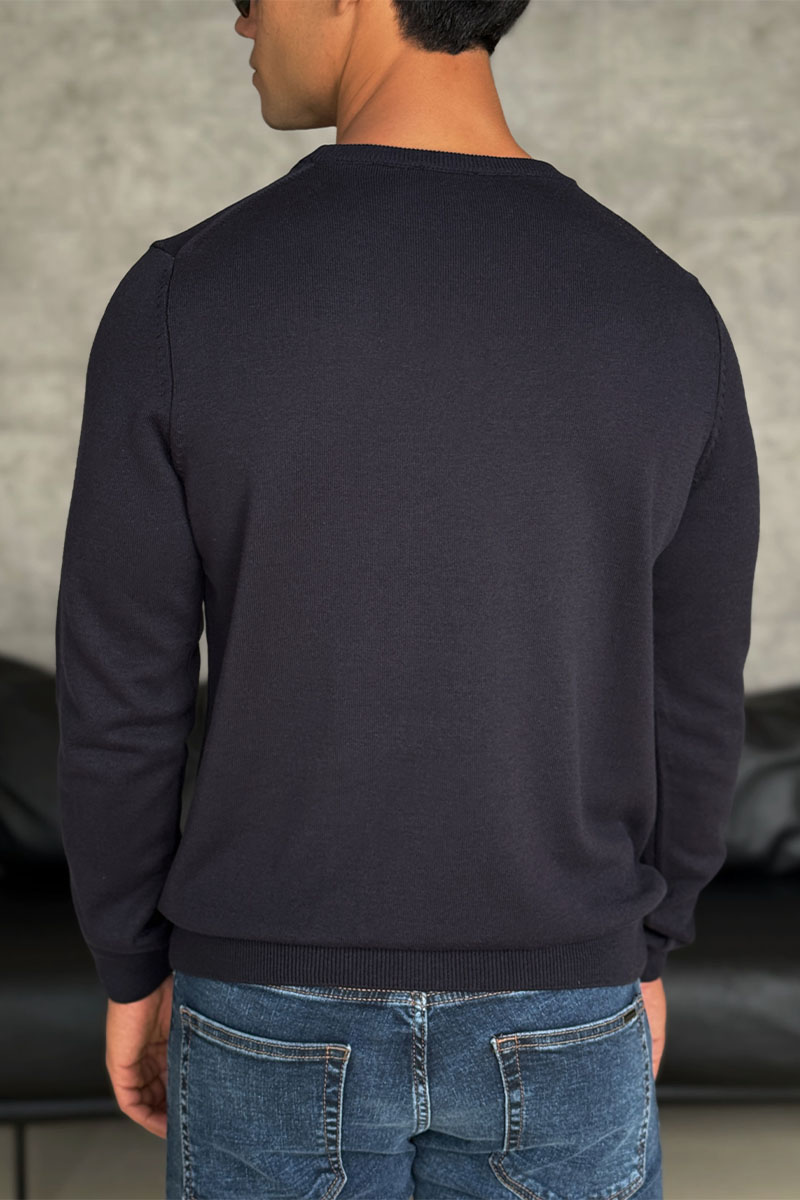 Loro Piana Мужской тёмно-синий джемпер 