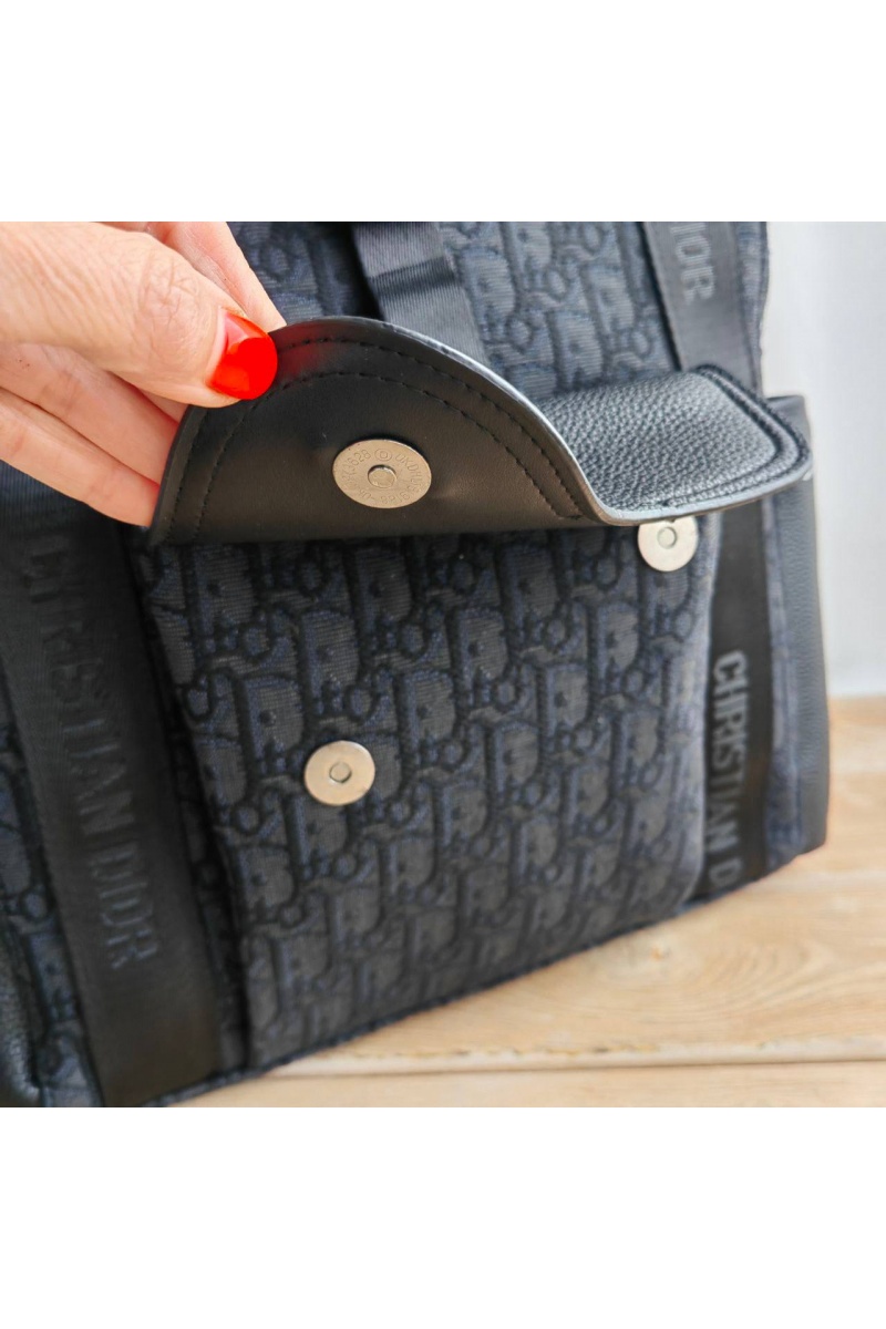 Dior Рюкзак Oblique Jacquard 42x30 см - Black