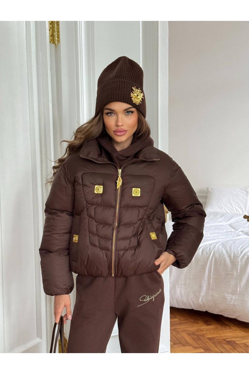 Schiaparelli Женский костюм тройка на флисе premium - Brown