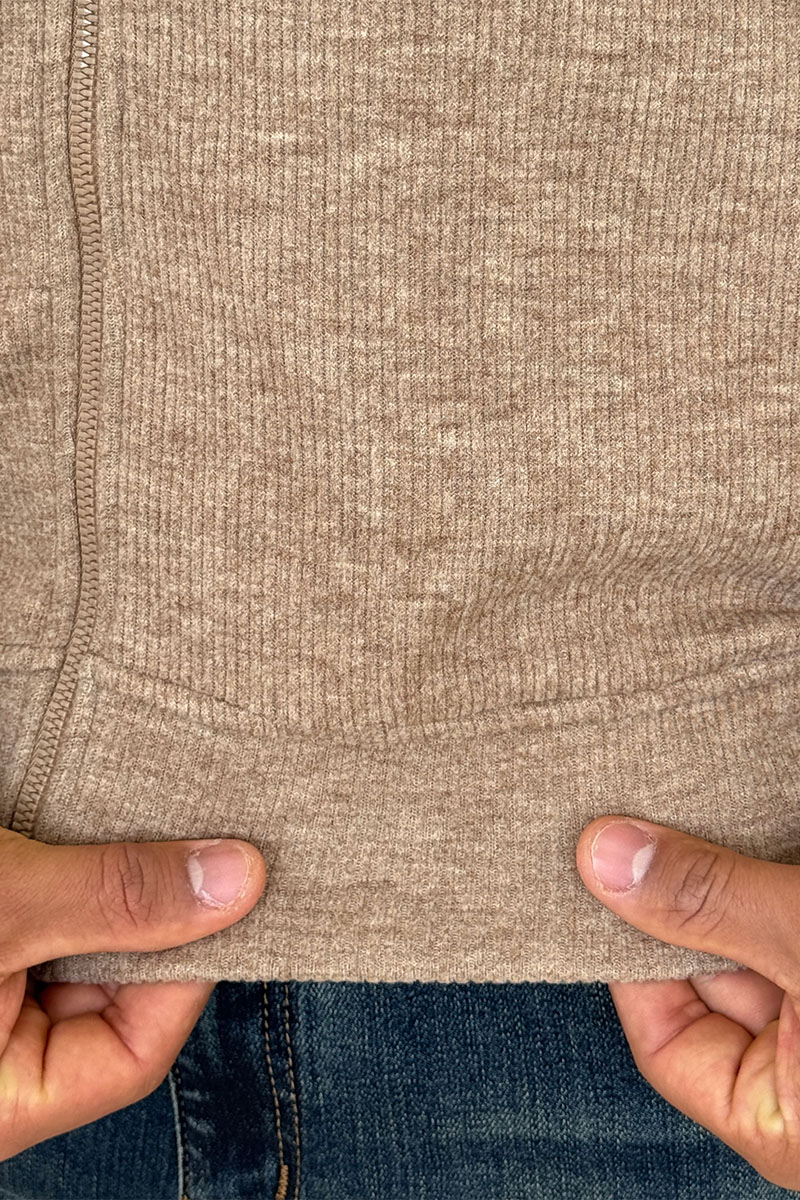 Loro Piana Мужская коричневая кофта на молнии