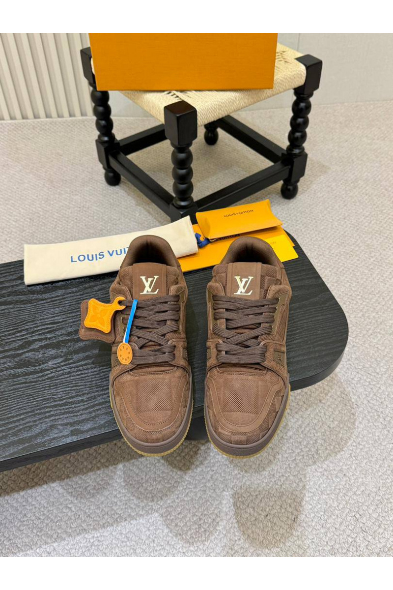 Lоuis Vuittоn Мужские кроссовки Trainer - Brown