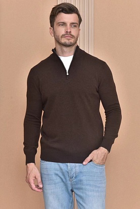Кашемировый свитер Premium - Brown